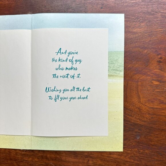 Memories, Laughter and Goals Birthday Card by Hallmark - Picture 15 of 16